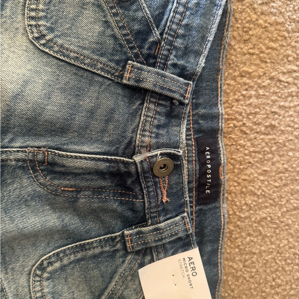 Brand new pair of Micro Short Aero Aeropostale stretch shorts size 000. - Picture 8 of 8